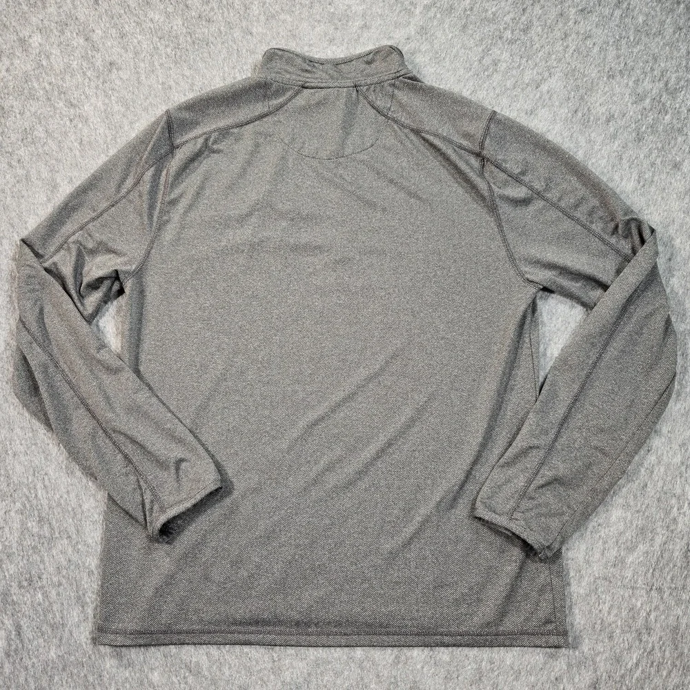 Dallas Cowboys Pullover Mens Large Gray NFL Football Quarter Zip Long Sleeve